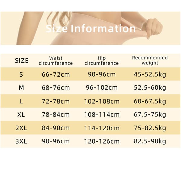 Shapewear Shorts 3XL - Beige
