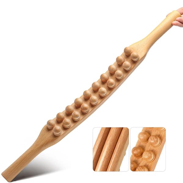 Gua Sha Massagepinne i trä 58cm
