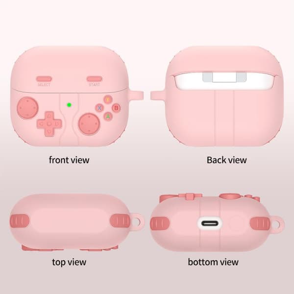 Silikonfodral i retrospel-stil för Samsung Galaxy Buds3 FE - Ro
