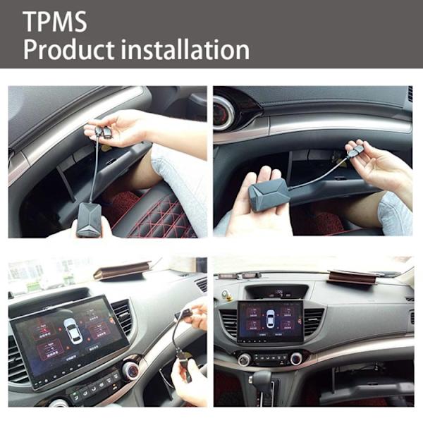TPMS däcktryckssensor med extern sensor – för Android mediaenhet