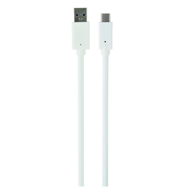 USB-kabel - USB til USB-C 1m - Hvid