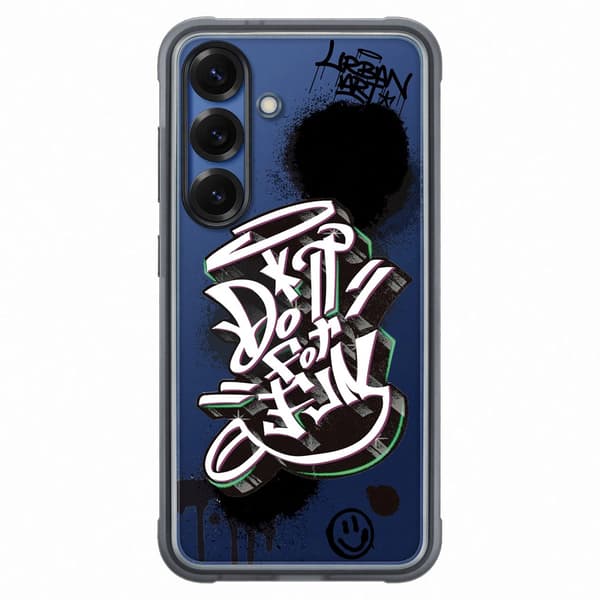 Samsung Flipsuit-kotelo Galaxy S25:lle - Musta