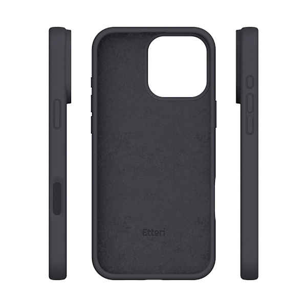 Etteri Silikoneskal til iPhone 16 Pro - Svart