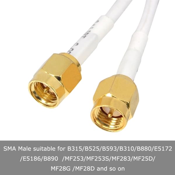 4G-antenne 28dBi med SMA-stik og 2 m kabel