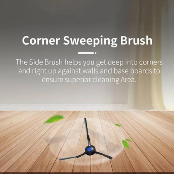 Sidebørster, 4-pak til Ecovacs Deebot T30 Pro/Max / Kantbørster