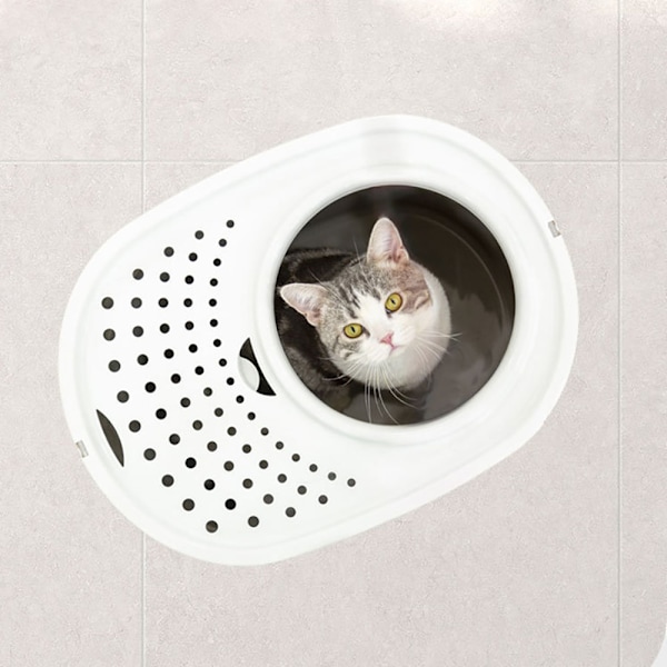 Kattlåda med öppning på ovansidan