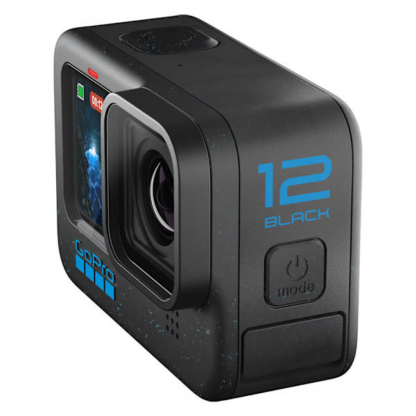 GoPro Hero12 Black -toimintakamera, jossa on 5,3K-resoluutio ja