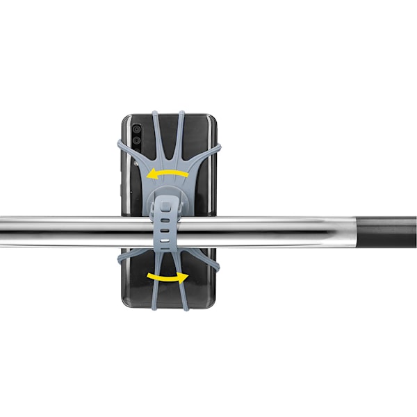 Mobilhållare till cykelstyret