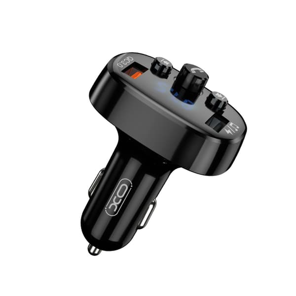 XO FM-sender med Bluetooth MP3 og USB-opladning 18W