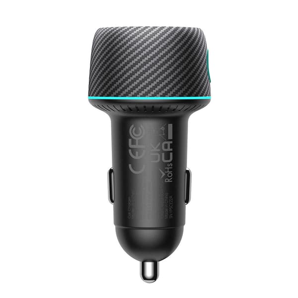 Joyroom Billaddare USB-C & USB 60W - Svart
