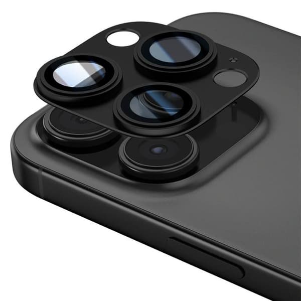 Pellavasuojus iPhone 16 Pro - Musta