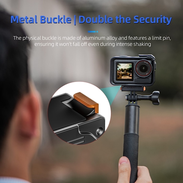 Magnetisk quick release-beslag til DJI Osmo Action 5 Pro/4/3