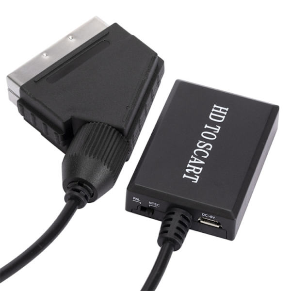 HDMI till Scart-omvandlare – 1080p konvertering med ljud- och v