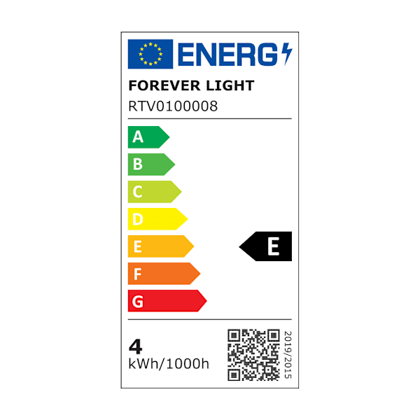 Forever LED-lampe Filament E27 ST64 4W 230V 2700K 470lm