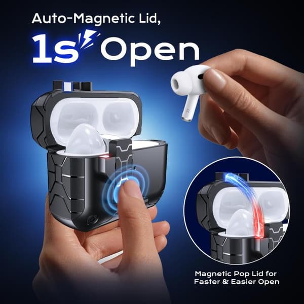Magnetisk etui til AirPods 4 - Svart