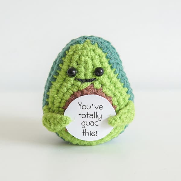 Neulottu Avacado - Olet täysin guac tämä