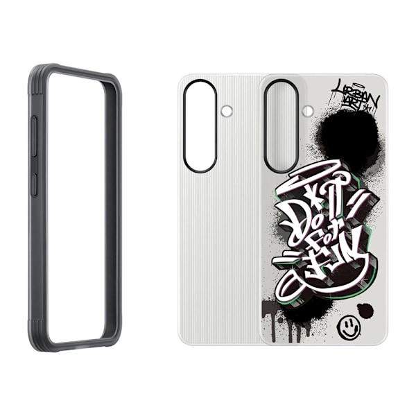 Samsung Flipsuit-etui til Galaxy S25 - Svart