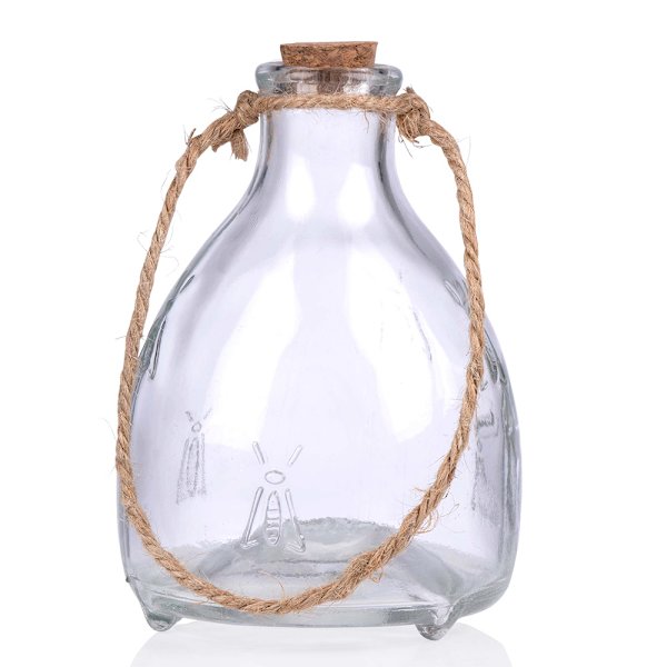 Getingfälla 2-pack i glas / getingfångare för trädgård / fälla