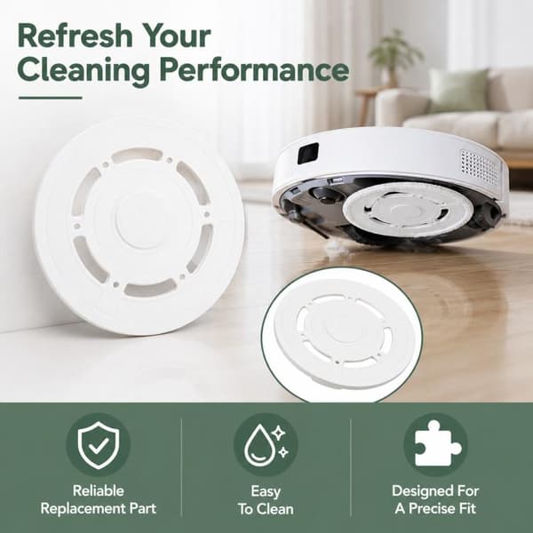 Moppikiinnike Ecovacs Deebot X1 Omni/Turbo/X1S Pro - Valkoinen