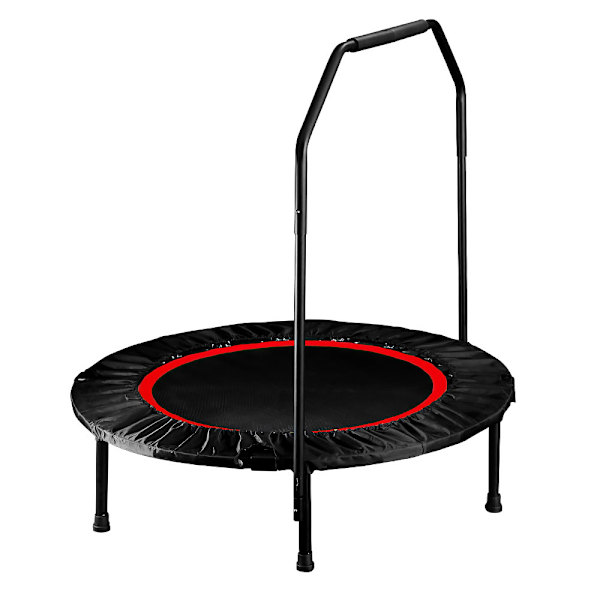 Vikbar liten studsmatta med handtag