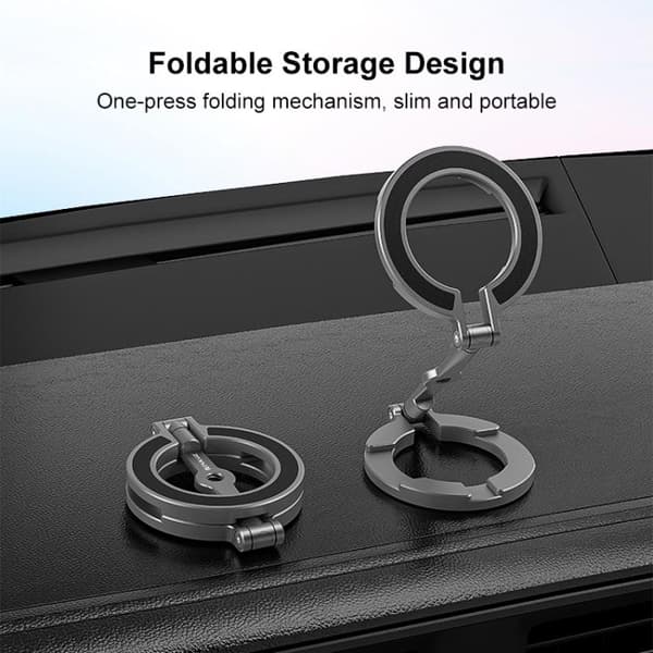 Magnetisk Bordsställ för Smartphone - Svart