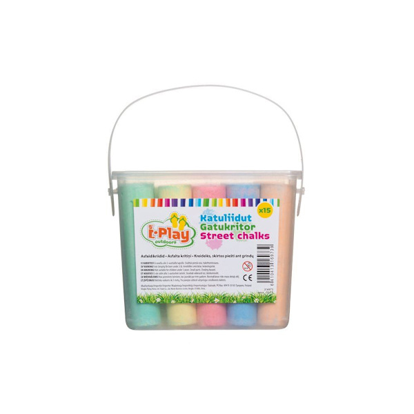 Asfaltskritor 15-pack
