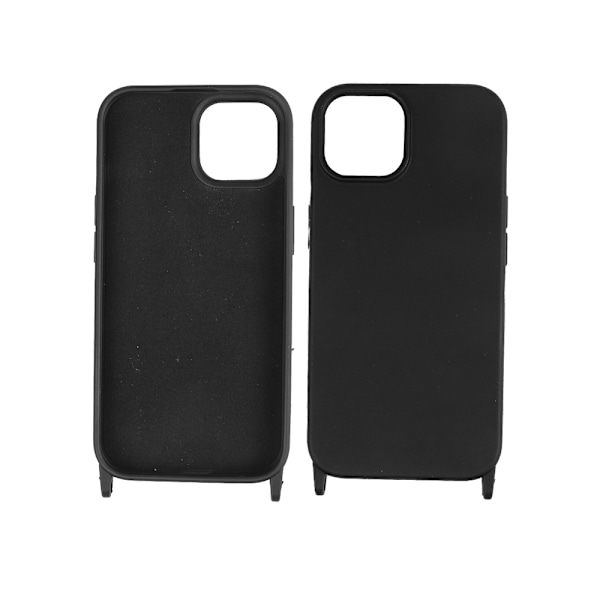 Matkapuhelimen kotelo kantohihnalla iPhone 15 - Svart