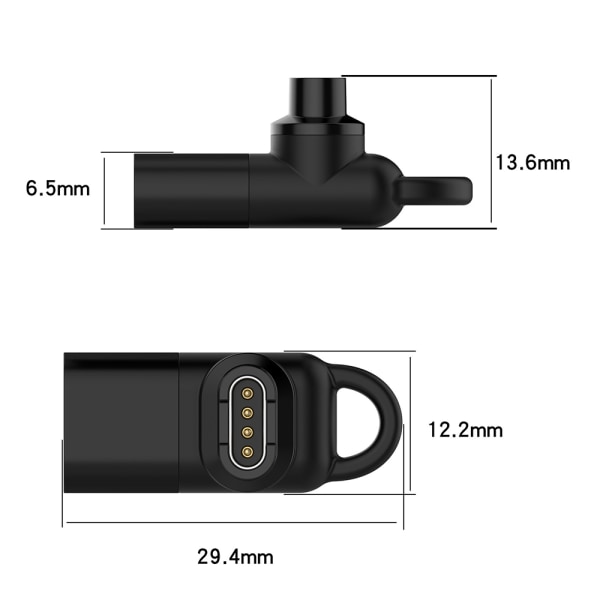 Ladeadapter med USB-C til Garmin-ure