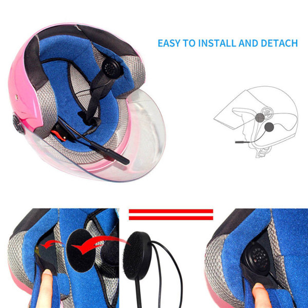 Trådlöst headset till hjälm Bluetooth df05 | Fyndiq