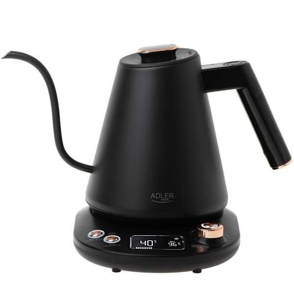 Kedel med lang tud LED-display og temperaturkontrol 1,0L