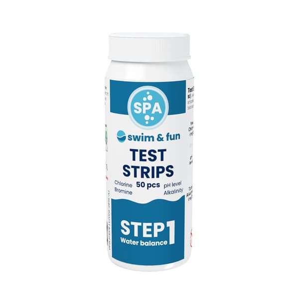 Testremsor Spa för pH/Klorid/Brom/Alkalinitet 50-pack