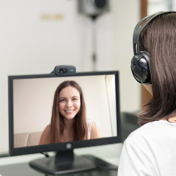 Logitech C270 HD Webcam - Grå