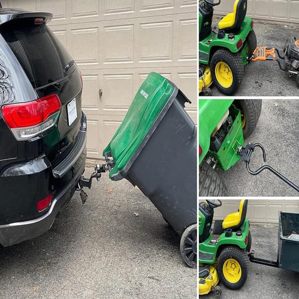 Dragfäste för dragkrok – med D-bultar och retraktor