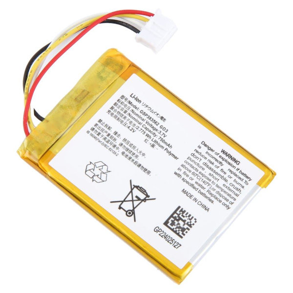 Batteri till JBL Go 3 GSP383562 G03 750mAh