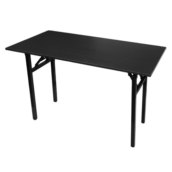 Hopfällbart bord 120×60×75 cm / fällbart skrivbord med stålram
