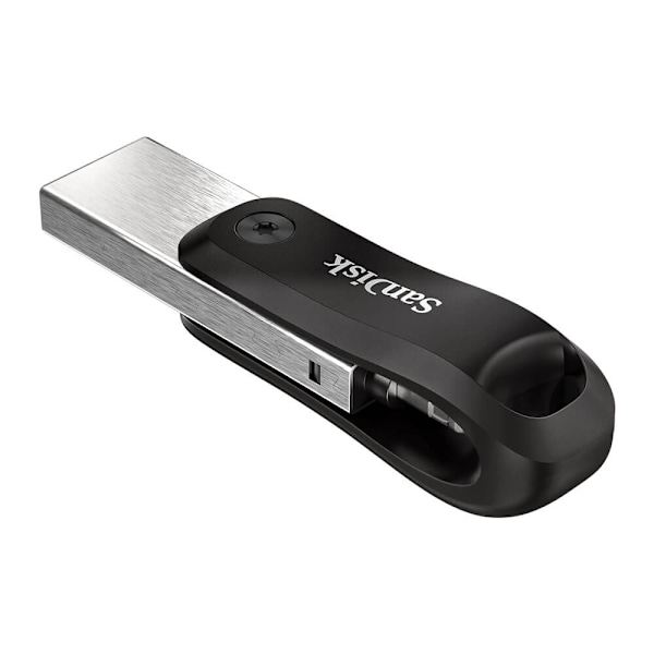 Sandisk USB iXpand 128GB muistitikku iPhonelle/iPadille, jossa