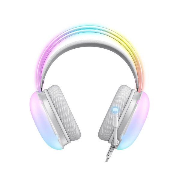 Onikuma X25 Gaming Headset med LED og støjreducerende mikrofon
