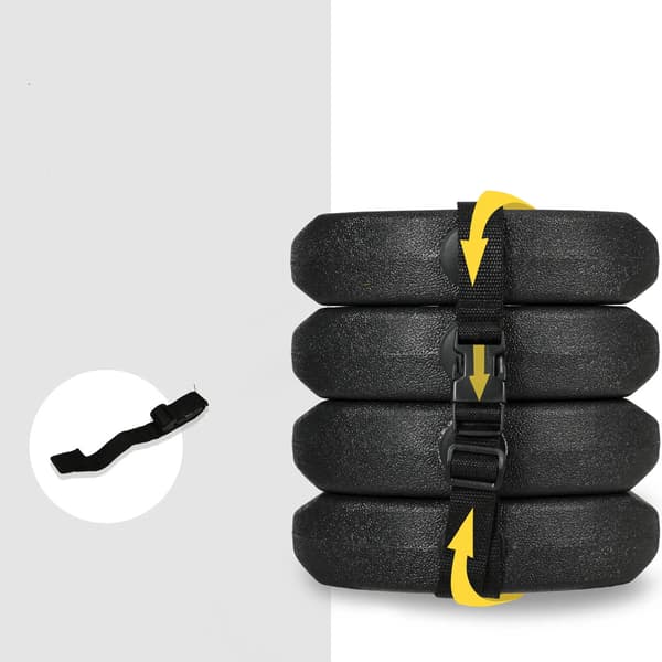 Parasolvikter 4-pack / tältvikter 12 kg / vikter för paviljong