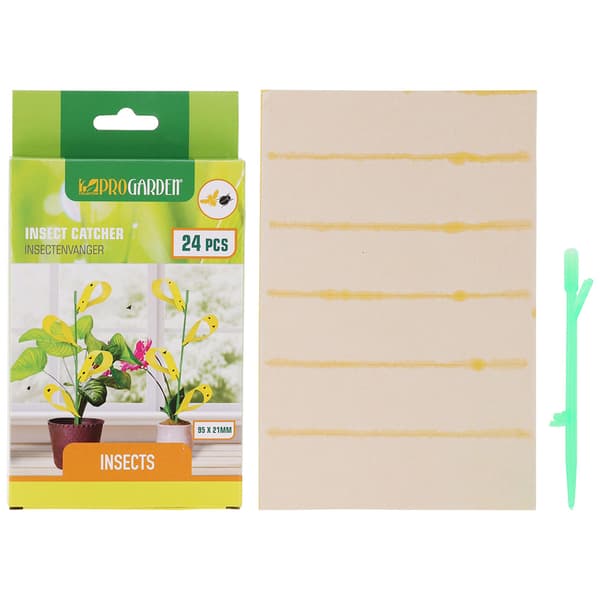 Flug- & insektsfälla 24-pack / klisterfälla för flugor / limfäl