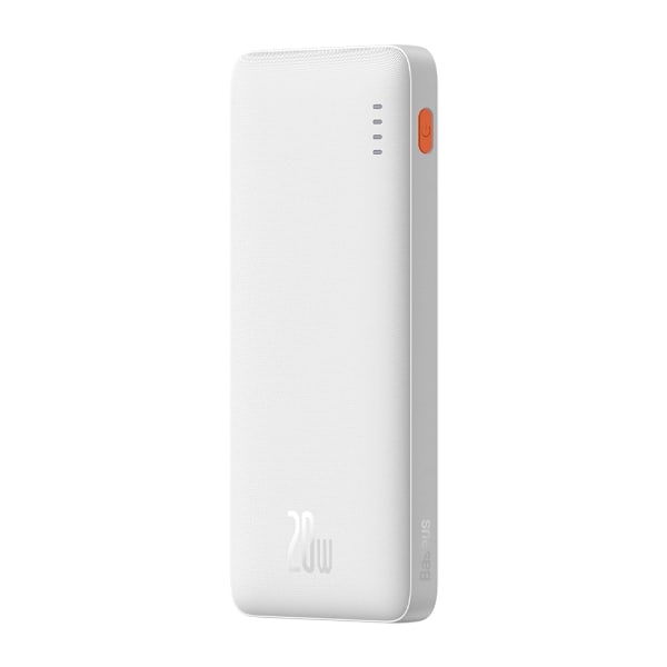 Baseus Airpow powerbank 20W 10000mAh kaksoislatauksella - Valko