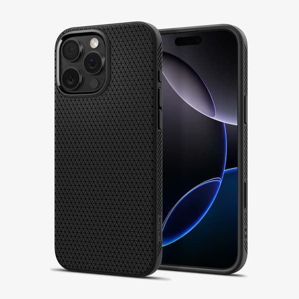 Spigen Liquid Air T Mag Fit Backshell til iPhone 16 Pro - Svart