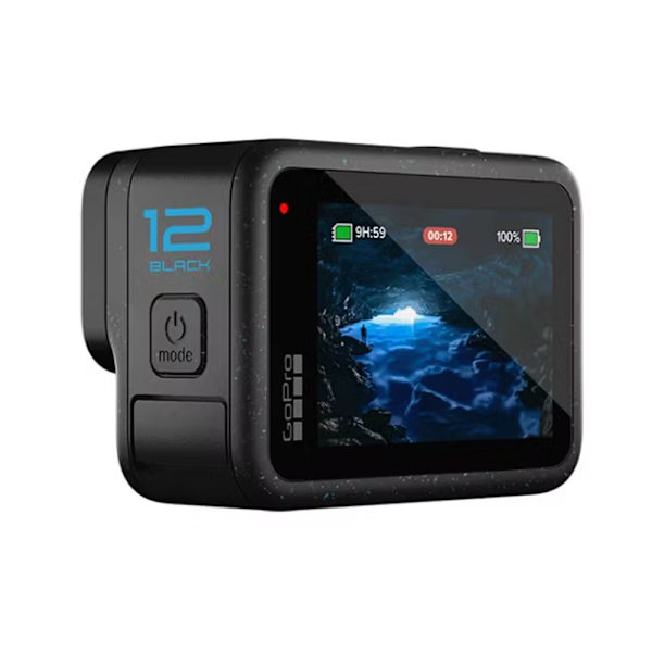 GoPro Hero12 Black actionkamera med 5,3K-opløsning og HyperSmoo