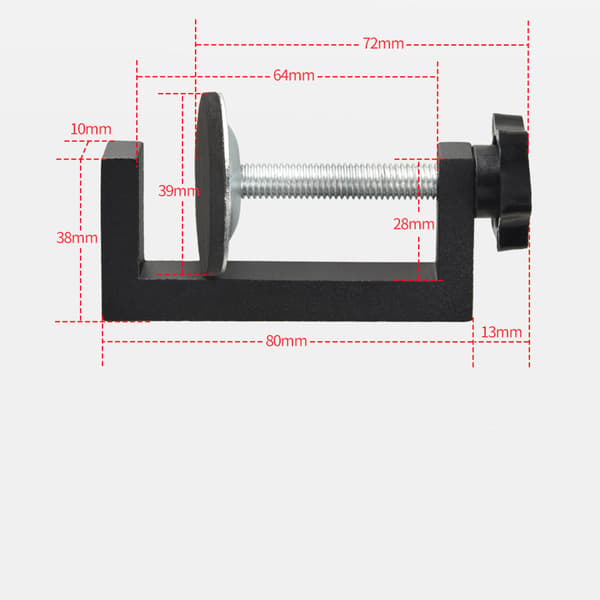 Spændeværktøj til træarbejde 93x50x10mm 4-pak
