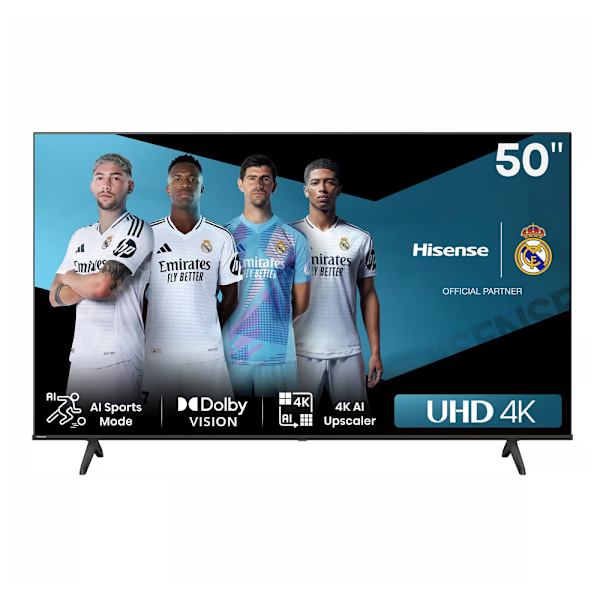 Hisense 50A6N 50” 4K UHD Älytelevisio – Dolby Vision, HDR10+, D musta