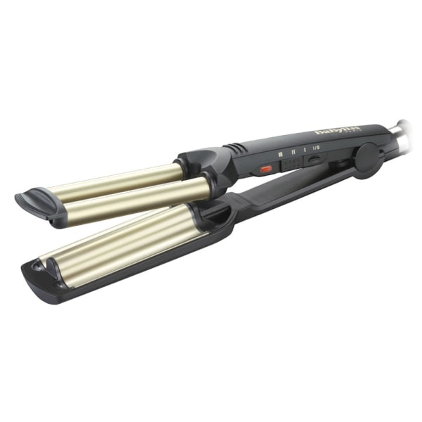 BaByliss C260E Easy Waves Sort, Sølv