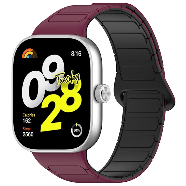 Silikonearmbånd med magnet til Xiamoi Redmi Watch 4 / Watch Ban
