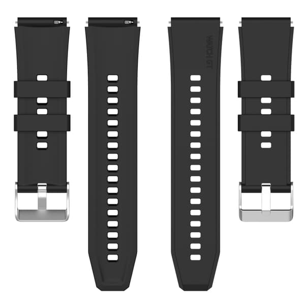 Silikonerem til Huawei Watch GT 3 Pro 46 mm - sort