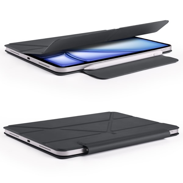 Keinonahkakotelo jalustalla ja magneeteilla iPad 10. Gen 10.9 2