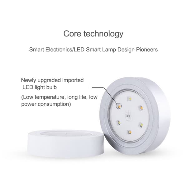 Dæmpbar batteridrevet LED-spotlight