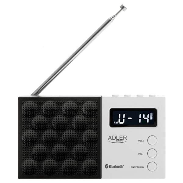 Adler FM-radio PLL:llä, Bluetoothilla ja USB/SD-toistolla varus